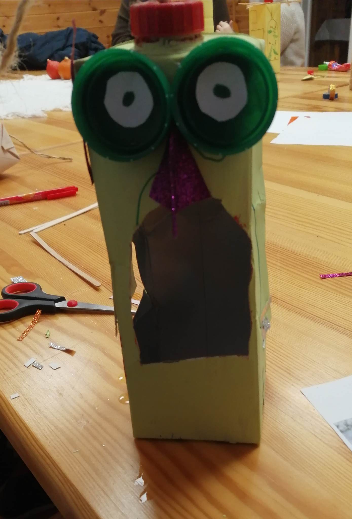 Warsztaty Tworzenia Karmników z recyklingu 